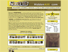 Tablet Screenshot of hiddenass.com